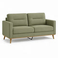 Sofá de 2 Lugares em Poliéster Verde Oliva 160 x 85 x 85 cm